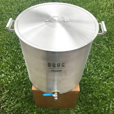 Olla de aluminio 100 litros Nro 50 con válvula